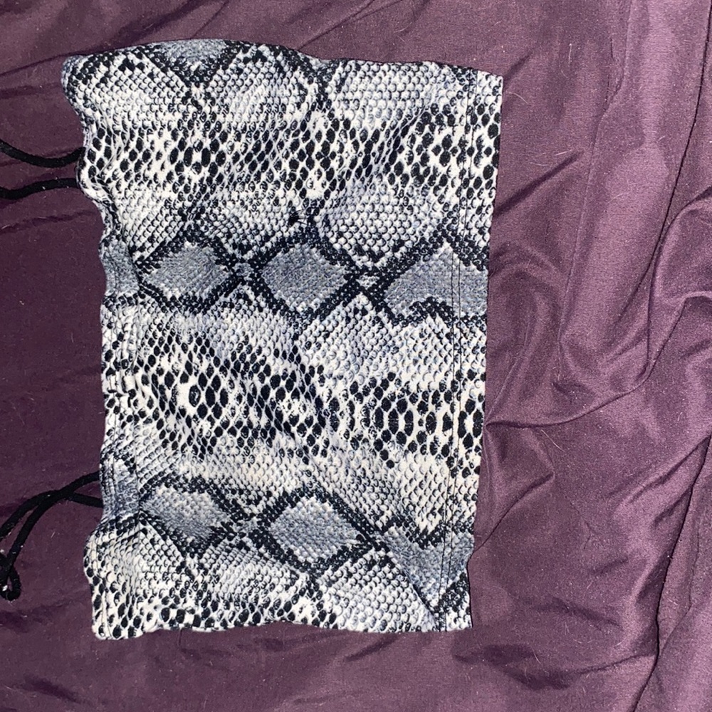 snake skin tank top